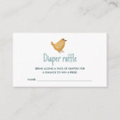 Carte D'accompagnement Petit Baby shower de poulet de la ferme Raffin de  (Devant)