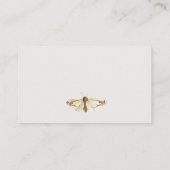 Carte D'accompagnement Petit Baby shower de rousseur de lagune de libellu (Dos)