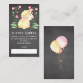 Carte D'accompagnement Petit Baby shower doux au chaudière au  (Devant / Derrière)