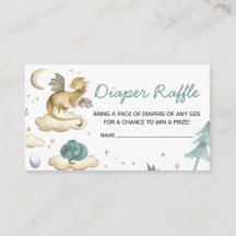 Petit Baby shower Dragon Déchets Raffle