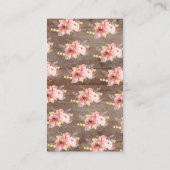 Carte D'accompagnement Petit Baby shower Rustique Citrouille Déchets Raff (Dos)