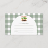 Carte D'accompagnement Petit Baby shower Sprout Note pour bébé (Devant)