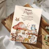 Petit bébé Boho Woodland Diapper Raffle