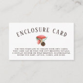 Carte D'accompagnement Petit Champagne | Boîtier de Baby shower de bois (Devant)