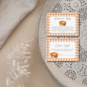 Carte D'accompagnement Petit Citrouille à tarte à pâté d'automne