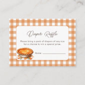 Carte D'accompagnement Petit Citrouille à tarte à pâté d'automne (Devant)