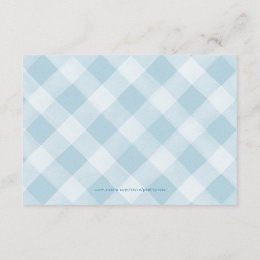 Carte D'accompagnement Petit Citrouille Boy Baby shower Livres pour bébé (Dos)