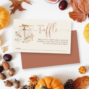 Carte D'accompagnement Petit Citrouille Chauffage Baby shower  de raffe