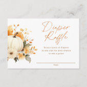 Carte D'accompagnement Petit Citrouille Chauffage Baby shower  de raffe (Devant)