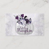 Carte D'accompagnement Petit Citrouille | Violet Plum Purple Diaper Raffi (Dos)