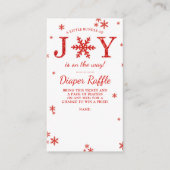 Carte D'accompagnement Petit Ensemble De Joie Baby shower De Noël (Devant)