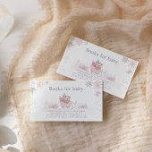 Carte D'accompagnement Petit flocon de neige est sur le chemin Baby showe