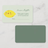 Carte D'accompagnement Petit Fromage Citrus Citrus Cutie (Devant / Derrière)