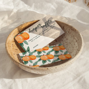 Carte D'accompagnement Petit jeu de tirage au sort de couches Citrus Litt