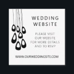 Carte D'accompagnement Petit Peacock Stylisé Site Mariage moderne<br><div class="desc">Moderne. Minimal. Cette collection utilise des plumes de paon stylisées pour créer un look élégant pour votre journée spéciale.</div>