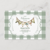 Carte D'accompagnement Petit pêcheur rustique Pêche Diapper Raffle (Devant)