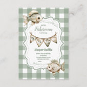 Carte D'accompagnement Petit pêcheur rustique Pêche Diapper Raffle (Devant)