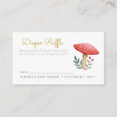 Carte D'accompagnement Petit raffe de la couche de champignon rouge (Devant)