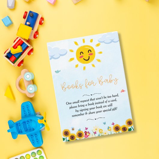 Carte D'accompagnement Petit rayon de soleil du Baby shower