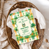 Carte D'accompagnement Petit Shamrock vert Lucky Diapper Raffle