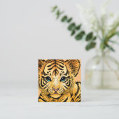 CARTE D'ACCOMPAGNEMENT PETIT TIGER (Debout devant)