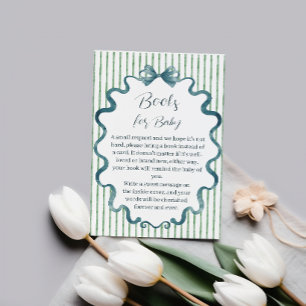 Carte D'accompagnement Petit Tini Élégant et Raffiné Livres pour Bébé