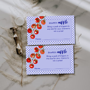 Carte D'accompagnement Petit Tirage au Sort de Couches pour Bébé Garçon B