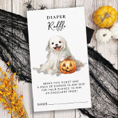 Carte D'accompagnement Petite Boo Mignonne Fête Prénatale Bébé Halloween