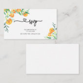 Carte D'accompagnement Petite cuite RSVP (Devant / Derrière)