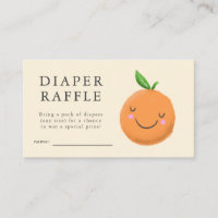 Petite Cutie Baby shower Jaune Déchets Raffle