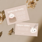 Carte D'accompagnement Petite Dim Dumpling Sum Baby shower Livres pour bé