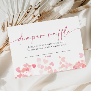 Carte D'accompagnement Petite fellation Petit Baby shower de fille au cha