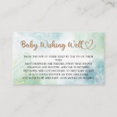 Carte D'accompagnement Petite Fleur Sauvage Est En Route Bébé Puits à Sou (Devant)