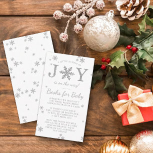 Carte D'accompagnement Petite Offre De Joie Baby shower De Noël Livre
