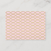 Carte D'accompagnement Petite Princesse Diaper Raffle Billets, rose (Dos)