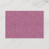 Carte D'accompagnement Petite Princesse Diaper Raffle Tickets, rose étinc (Dos)