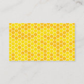 Carte D'accompagnement Petite tombole de baby shower à abeilles miel (Dos)