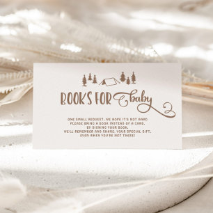 Carte D'accompagnement Petits camper Bear Books pour billet bébé