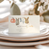 Carte D'accompagnement Petits Citrouilles Vêtements D'Automne Devinez Com