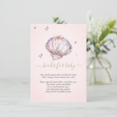 Carte D'accompagnement Petits Coquillages Perles Diamants Points Fête Pré (Debout devant)