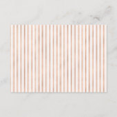 Carte D'accompagnement Petits groupes roses d'invité de mariage de Tour (Dos)