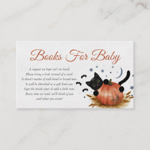 Carte D'accompagnement Petits Livres Citrouilles Pour Baby shower Inserti