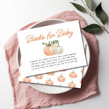 Petits livres d'automne Citrouilles pour le Baby s