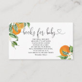 Carte D'accompagnement Petits livres de baby shower pour bébé (Devant)