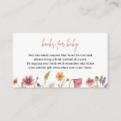 Carte D'accompagnement Petits Livres Fleurs sauvages Pour Baby Book Deman (Devant)
