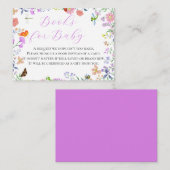 Carte D'accompagnement Petits livres Love Bug pour bébé (Devant / Derrière)