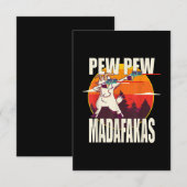 Carte D'accompagnement Pew Pew Madafakas (Devant / Derrière)