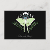 Carte D'accompagnement Phases Luna Moth Moon (Dos)