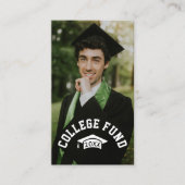 Carte D'accompagnement Photo College Fund QR Code Graduation Insertion (Devant)