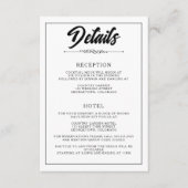 Carte D'accompagnement Photo décontractée (Devant)